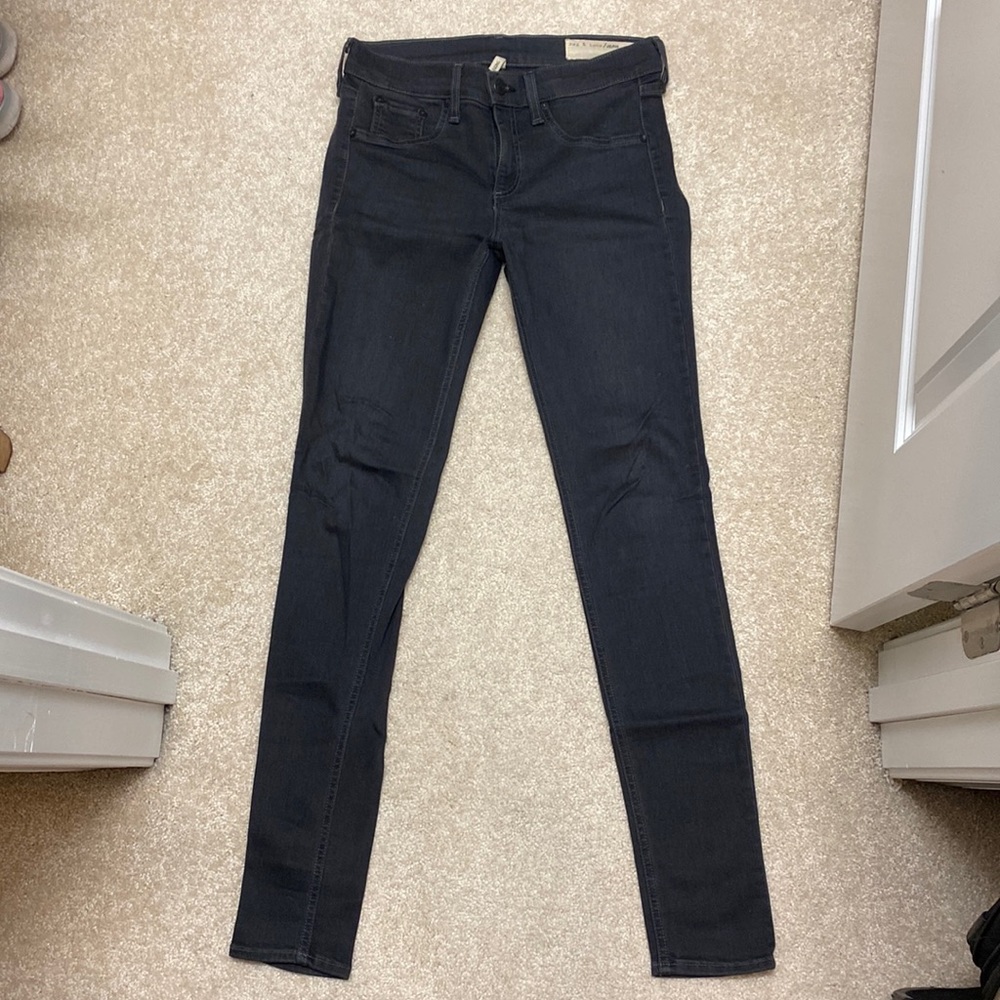 Rag and Bone Gray Denim Leggings size 27